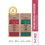 Tam Tarım Tam Mix Patisserie + Bread Glutensiz Un Karışımları - 2 kg