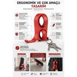 TAM Telefon Tutucu Parmak Aparatı – Kaymaz Ergonomik Telefon Arkası Tutma Standı