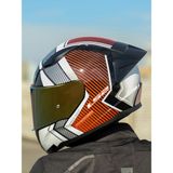 Tam Yüz Ls2 Rapıd 2 Race Extra Kask Beyaz-Kırmızı Polikarbonat Malzeme 2XL Beden ile Havalı Konfor - Beyaz - Siyah - Kırmızı