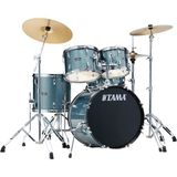 TAMA ST50H6C-SEM Stagestar Sea Blue Mist 5 Parça (20B/10T/12T/14F/14S) Aksamlı ve Zilli Akustik Davul Seti