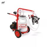 Tamam Ecomini İkili Koyun Süt Sağma Makinesi (Alüminyum Güğüm-Kauçuk) (Kuru)