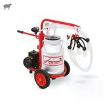 Tamam Ecomini İkili Koyun Süt Sağma Makinesi (Alüminyum Güğüm-Silikon) (Kuru)