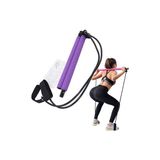 Tamam Elektronik Pilates Egzersiz Aleti Pilates Portable Jimnastik Çubuğu - Mor