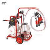 Tamam Tekli İnek Süt Sağma Makinesi (Paslanmaz Güğüm-Kauçuk) (Kuru)