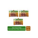 Tambol Antep Fıstığı Krokan Dolgulu Sütlü Çikolata 100 Gr X 3 Adet
