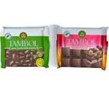 Tambol Antep Fıstıklı Sütlü Çikolata + Çilek Milföy Dolgulu Sütlü Çikolata - 100 gr