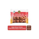 Tambol Çilekli Milföy Dolgulu Sütlü Çikolata 100 Gr X 10 Adet
