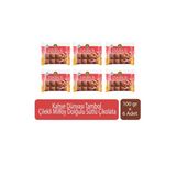 Tambol Çilekli Milföy Dolgulu Sütlü Çikolata 100 Gr X 6 Adet