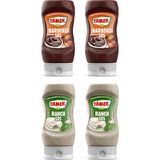 Tamek 4'lü Set Barbekü Sos ve Ranch Sos - 220 gr