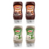 Tamek Barbekü Sos ve Ranch Sos, 4'lü Set, Worcester Soslu Barbekü ve Ekşi Kremalı Ranch Çeşitleri