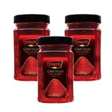 Tamek Çilek Reçeli Ekstra Geleneksel Strawberry Jam, 380 gr, 3 Adet