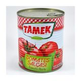 Tamek Domates Salçası Teneke 830 gr Organik Türkiye Menşeli Lezzetli Sos (4'lü)
