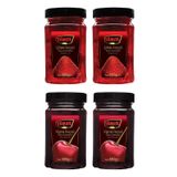Tamek Ekstra Geleneksel Reçel Seti, Çilek ve Vişne, 380g x 4 Kavanoz, Karma Paket