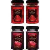 Tamek Geleneksel Reçel 380 gr Vişne ve Çilek 4 Lü Karma Paket