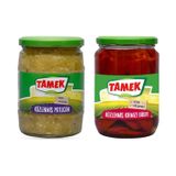 Tamek Közlenmiş Biber ve Patlıcan 520 gr 2 li