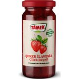 Tamek Stevialı Şeker İlavesiz Çilek Reçeli 290 G (8'Li Paket)