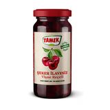 Tamek Stevialı Şeker İlavesiz Vişne Reçeli 290 G (4'Li Paket)