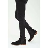 Tamer Tanca 383 3655 B SK19/20 Siyah Erkek Deri Casual Bot