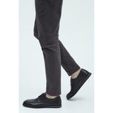 Tamer Tanca 537 3206 Siyah Erkek Hakiki Deri Casual Ayakkabı