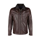 Tamer Tanca 571 E-32139 Fındık Deri Erkek Mont