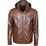 Tamer Tanca 571 Z-122 Fındık Erkek Deri Mont