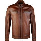 Tamer Tanca 974 TT-01 Taba Deri Erkek Mont