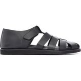 Tamer Tanca Erkek Deri Sandalet 537 449 Erk Sndlt Y21 - Siyah