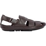 Tamer Tanca Erkek Derı Sandalet Sandalet 573 2052 Erk Sndlt Y21 - Kahverengi