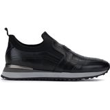Tamer Tanca Erkek Deri Siyah Sneakers & Spor Ayakkabı 383 6276 Erk Ayk SK24-25 Sıyah Slvr