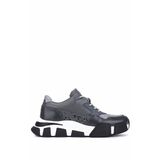 Tamer Tanca Erkek Hakiki Deri Gri Sneakers & Spor Ayakkabı 1145 12546-Y ERK AYK Y246 GRI PRST