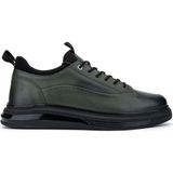 Tamer Tanca Erkek Hakiki Deri Haki Analin Sneakers & Spor Ayakkabı 1145 20548 Erk Ayk Y26 Hakı Anl