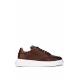 Tamer Tanca Erkek Hakiki Deri Kahverengi Sneakers & Spor Ayakkabı 04 3522 ERK AYK SK24-25 KAHVE FLTR