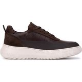 Tamer Tanca Erkek Hakiki Deri Kahverengi Sneakers & Spor Ayakkabı 1093 1560 Erk Ayk SK25-26 Kahve