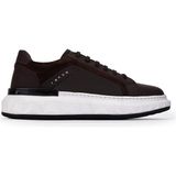 Tamer Tanca Erkek Hakiki Deri Kahverengi Sneakers & Spor Ayakkabı 1203 277 Erk Ayk SK26-27 Kahve Met