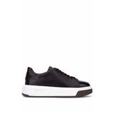 Tamer Tanca Erkek Hakiki Deri Kahverengi Sneakers & Spor Ayakkabı 222 70213 ERK AYK SK25-26 KAHVE