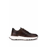 Tamer Tanca Erkek Hakiki Deri Kahverengi Sneakers & Spor Ayakkabı 298 3133-8226 ERK AYK SK25-26 KAHVE