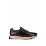Tamer Tanca Erkek Hakiki Deri Kahverengi Sneakers & Spor Ayakkabı 537 3816 ERK AYK SK25-26 KAHVE DR/STR
