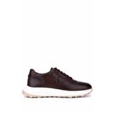 Tamer Tanca Erkek Hakiki Deri Kahverengi Sneakers & Spor Ayakkabı 864 1082 ERK AYK SK25-26 KAHVE