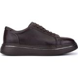 Tamer Tanca Erkek Hakiki Deri Kahverengi Sneakers & Spor Ayakkabı 870 500 Erk Ayk SK26-27 Kahve Dr