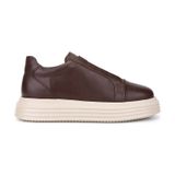 Tamer Tanca Erkek Hakiki Deri Kahverengi Sneakers & Spor Ayakkabı 966 A702 Erk Ayk Sk25-26 Kahve Kahverengi