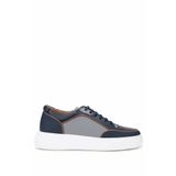 Tamer Tanca Erkek Hakiki Deri Lacivert Sneakers & Spor Ayakkabı 1092 202501 ERK AYK Y25 LACI MT/BYZ FLTR/GRI