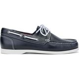 Tamer Tanca Erkek Hakiki Deri Lacivert/beyaz Casual Ayakkabı 496 B3620 Erk Ayk Y24 Navy/whıte - Lacivert - Beyaz
