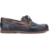 Tamer Tanca Erkek Hakiki Deri Lacivert/kahverengi Casual Ayakkabı 496 B3620 Erk Ayk Y24 Navy/brown - Lacivert - Kahverengi
