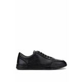 Tamer Tanca Erkek Hakiki Deri Siyah Deri Sneakers & Spor Ayakkabı 128 265530 ERK AYK Y25 SIYAH DR