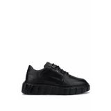 Tamer Tanca Erkek Hakiki Deri Siyah Deri Sneakers & Spor Ayakkabı 352 23023 ERK AYK SK25-26 SIYAH DR