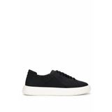 Tamer Tanca Erkek Hakiki Deri Siyah Floter Sneakers & Spor Ayakkabı 1093 1335 ERK AYK Y25 SIYAH FLTR
