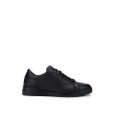 Tamer Tanca Erkek Hakiki Deri Siyah Floter Sneakers & Spor Ayakkabı