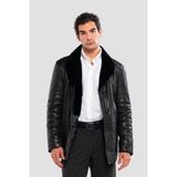 Tamer Tanca Erkek Hakiki Deri Siyah Jumbo Deri Mont 1000 2009 Erk Derımont SK24/25 Sıyah Jumbo - 2XL