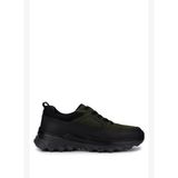 Tamer Tanca Erkek Hakiki Deri Siyah Mat/Haki Sneakers & Spor Ayakkabı