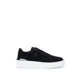 Tamer Tanca Erkek Hakiki Deri Siyah Nubuk Sneakers & Spor Ayakkabı
